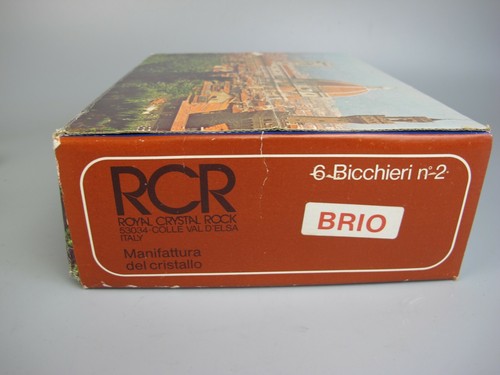 Vasos de cristal RCR x 6: antiguos/whisky. Juego vintage años 70. 270 ml - Imagen 12 de 12