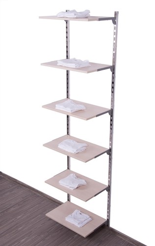Rückwandsystem Wandregal Ladeneinrichtung Regalsystem Kleiderständer 62,5 cm - Bild 3 von 8