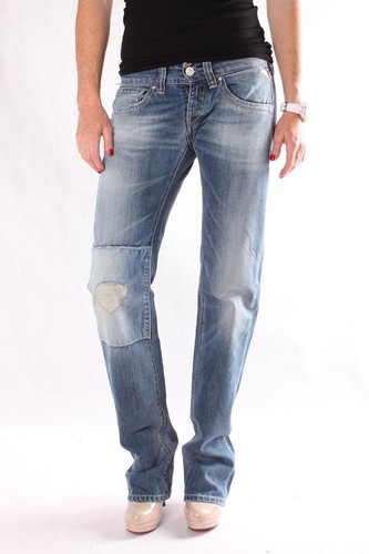 Nuevo vaqueros señora Replay wv661 118 960 009 newswenfani, pantalones,  agujero, azul, Denim | eBay