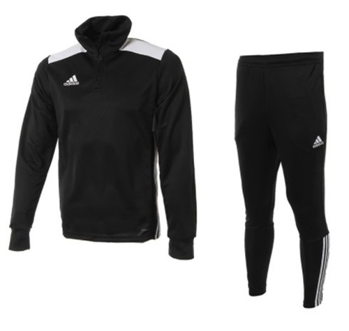 Adidas Youth REGISTA 18 Training Suit Set Soccer Black Kid Shirts Pants  CZ8654 | eBay