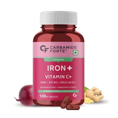 Carbamid Forte Eisen + Vitamin C + Folsäure 100 Tabletten