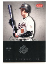 2004 Fleer Greats of the Game Glory of Their Time Cal Ripken #1389/1983 *ORIOLES