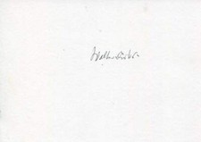Walter Dirks autograph German AUTHOR, JOURNALIST, signed card