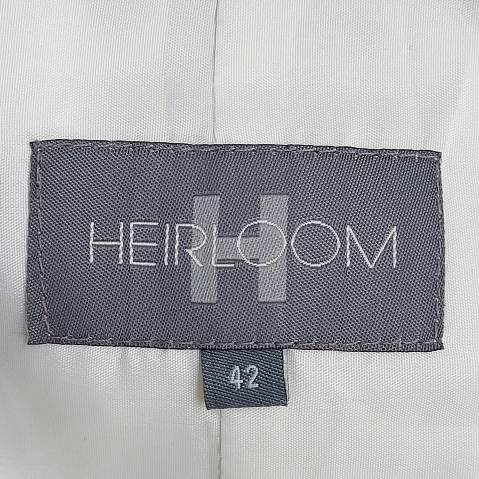 Heirloom Cream Argyle 2 Pocket Wedding Formal Waistcoat Men's UK Size L 41'' - Image 4 of 4