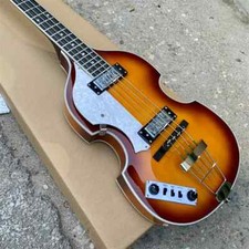 Left Handed Hofner Violin Bass Backhard Hofner Serie Electric Bass Guitar
