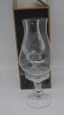 Glaskelch Teelichthalter Windlicht mundgeblasen - 2 Teilig - H 30 cm - NEU