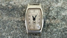 Vintage ZVEZDA 15 Jewels 1950s USSR Mechanical Wristwatch with SILVER Case.