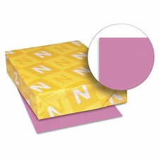 1 Ream Astrobrights Cover 8.5" x 11" Outrageous Orchid 65 lb Paper 250 Sheets
