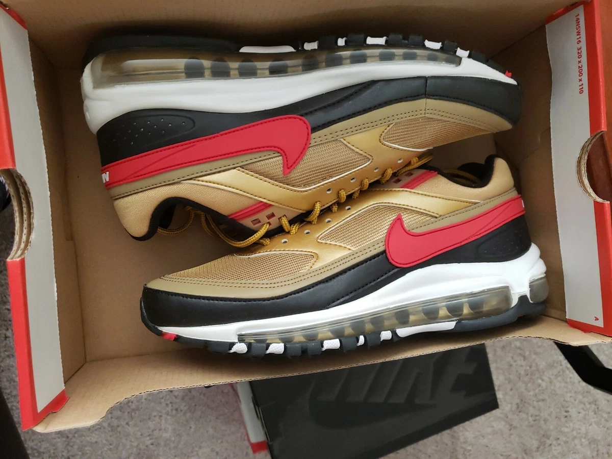 Ao2406 700 Nike Air max 97 BW size 7M metallic gold university red