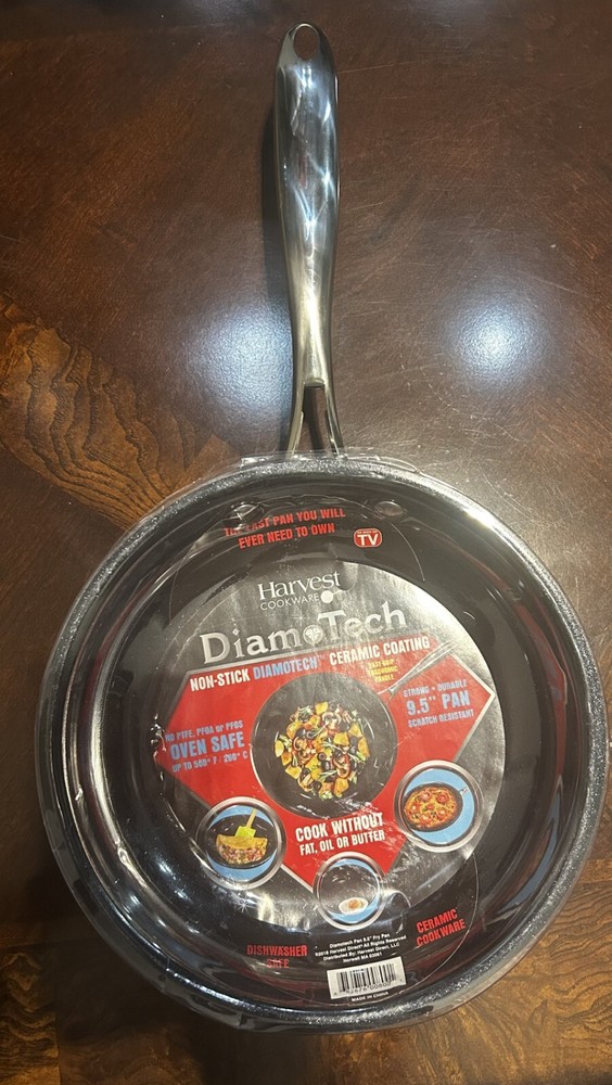 DiamoTech 9.5 Inch Nonstick Frying Pan ASOTV Brand New