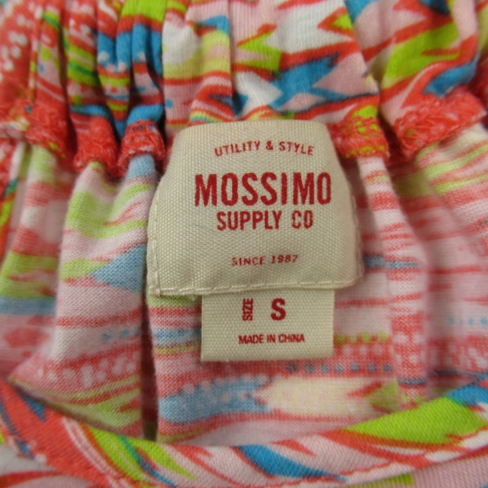 Vestido Mossimo para mujer pequeño sin mangas informal ligero campana inferior elástico Foto 3 de 4