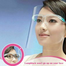 Safety Full Face Shield Mask Reusable FaceShield Clear Washable Face Anti-Splash