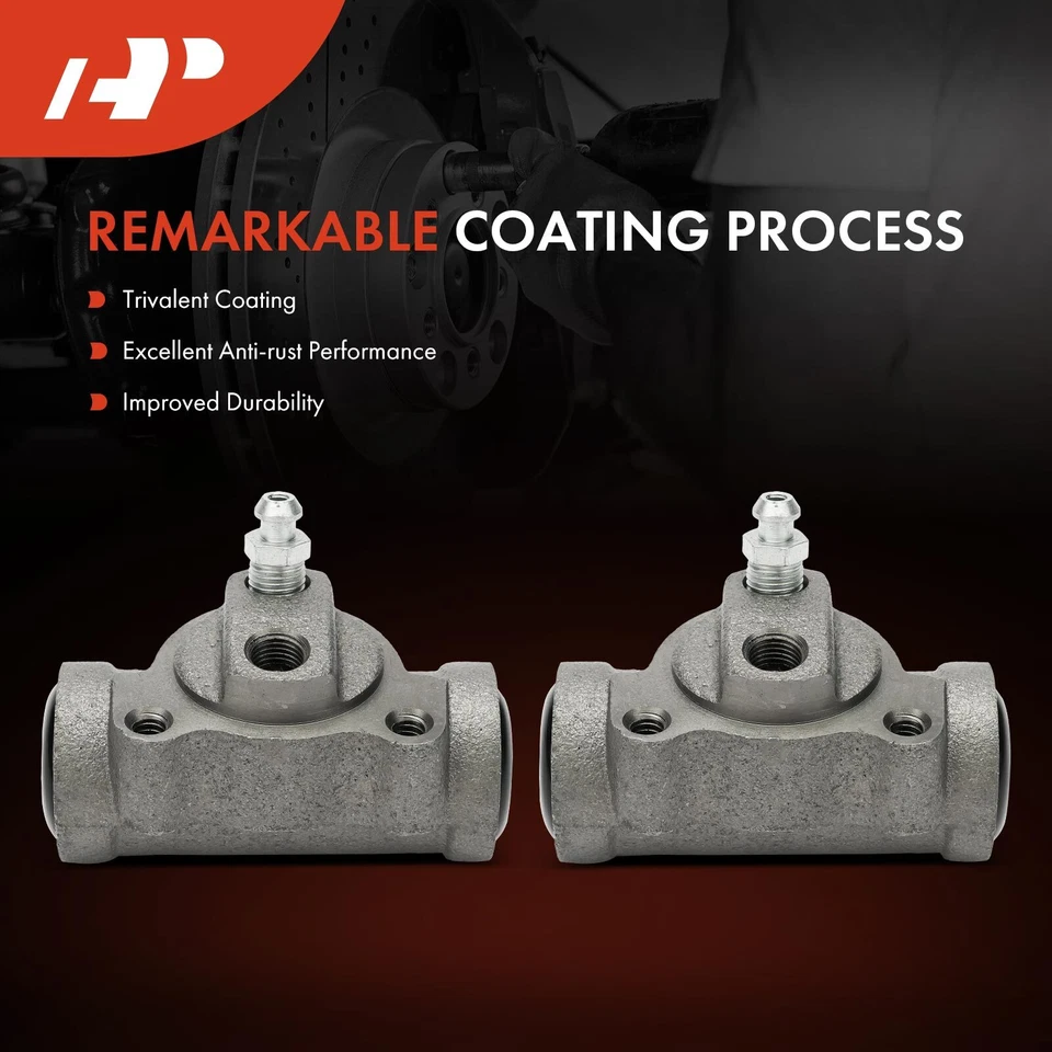 2x Cilindros de rueda de freno laterales traseros para Chevy Monza 1975 Buick Skyhawk Pontiac Foto 3 de 4