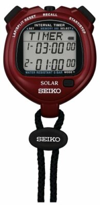 セイコー SEIKO SOLER INTERVAL TIMER パワーレッド SVAJ103 SEIKO SOLER INTERVAL TIMER (Power Red) SVAJ 103 Stopwatches NEW