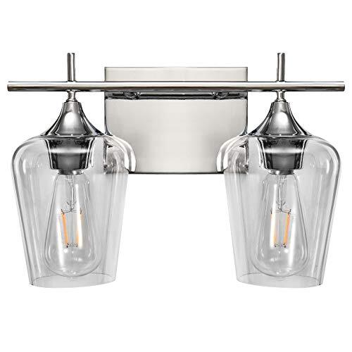 Vanity Lights Fixtures 2 Light Bathroom Light Black Bathroom Lighting