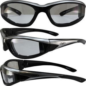 wrap around clear glasses