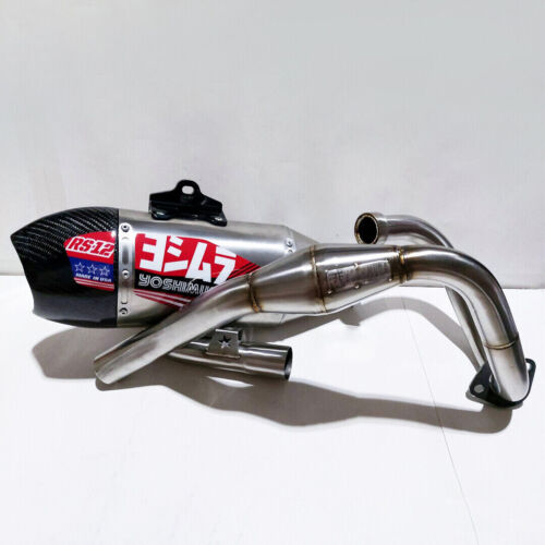 RS12 FULL SYSTEM EXHAUST PIPE RACING CARBON FIT FOR KAWASAKI KLX230L KLX230R - Picture 3 of 6