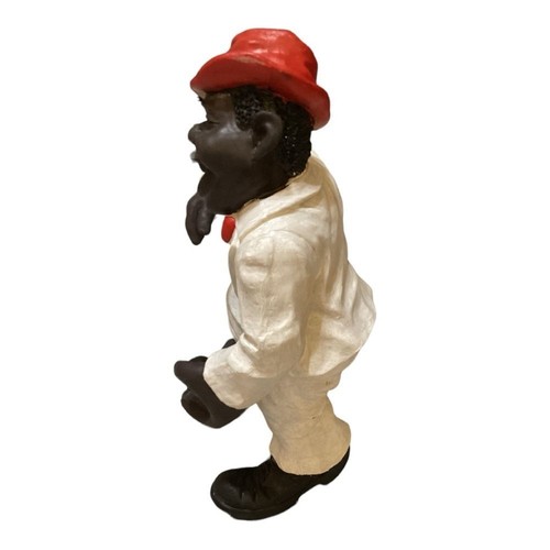 Vintage Collectible Figurine - Smiling Entertainer Wine Bottle Holder - Picture 6 of 14