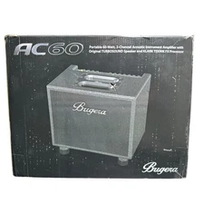 Bugera AC60 60W 2-Channel Acoustic Guitar Amplifier Turbosound Klark Teknik FX