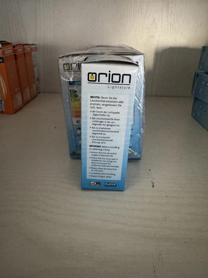 12x Kerzenbirne Ecohalogen E14, 42 Watt, 230v, 630 Lumen, Warmweiss, Glas, - Bild 4 von 4