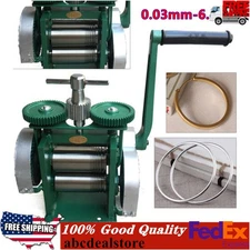 Manual Combination Rolling Mill Machine Jewelry Press Making Flake & Round Wire