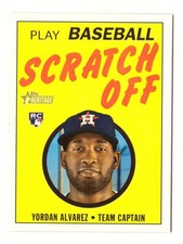 2020 Topps Heritage '71 Topps Scratch Offs - HOUSTON ASTROS 