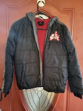 Nike Air Jordan Kids Large 12-13yrs. Puffer Hooded Zippered Jacket