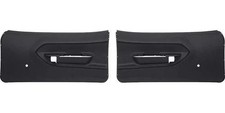 Oer Me859100 1970-74 Barracuda Cuda Black Front Door Panels Oer Me859100 1970-74 Barracuda Cuda Black Front Door Panels