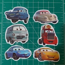 Disney Pixar's Cars Sticker Pack 6pcs 6 pack NEW As Shown H