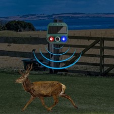 Hot Solar Motion Sensor Alarm With Strobe Light For Yard Security