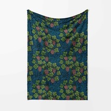 William Morris Blanket Classic Floral Pattern Design – 3 Elegant Style Options