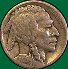 1921 Buffalo Nickel Fine F Coin #36222