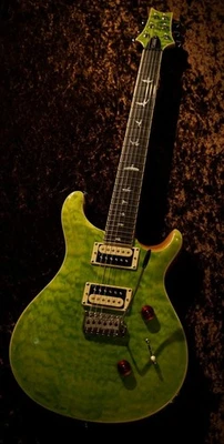 Paul Reed Smith(PRS) SE Custom 24 Quilt Eriza Verde w/tracking USED - image 1 of 4