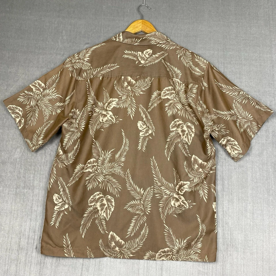 Rip Curl Mens Button Up XL Short Sleeve Hawaiian Shirt Cabana Resort Tropical - Image 2 of 4