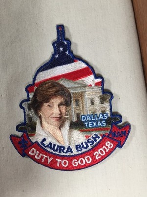 2018 Boy Scouts National Council Meeting Laura Bush Dallas BSA Activity Patch