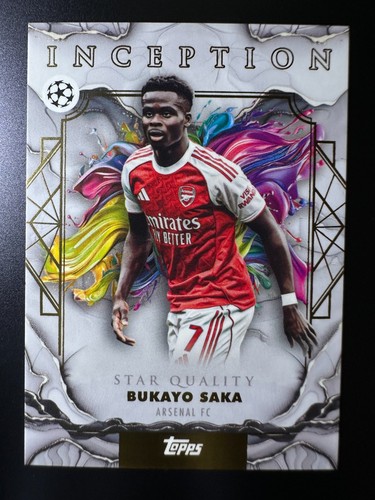 2025-26 Topps Inception UCC Soccer Star Quality Base - Bukayo Saka #46
