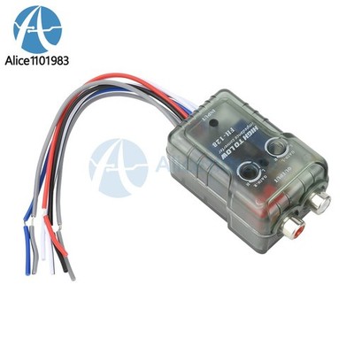Car Stereo Audio Speak Signal Hi-Low Converter For Auto Amp- Subwoofer Amplifier