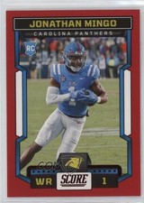 2023 Score Rookies Red Jonathan Mingo #357 0c2
