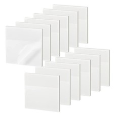 600 Sheet Transparent Sticky Notes, 3" x 3" Clear Sticky Notes Waterproof Sel...