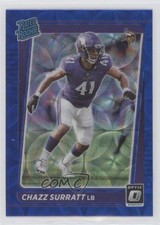 2021 Panini Donruss Optic Rated Rookie Blue Scope Prizm Chazz Surratt #280 2l4