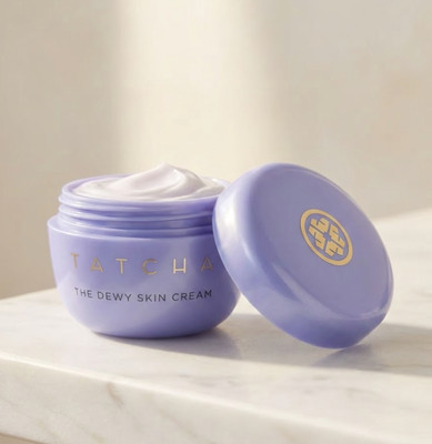 Super SALE* TATCHA The Dewy Skin Cream Line-Plumping Moisturizer 0.5 Oz -New100%