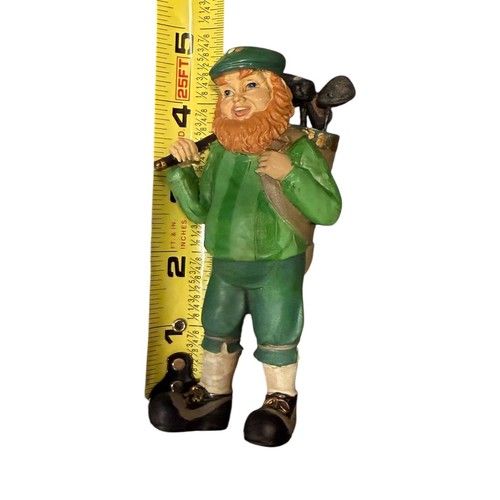 Folletto 5” statuina resina irlandese giorno di San Patrizio verde fortunato a scelta usata in ottime condizioni - Foto 5 di 59