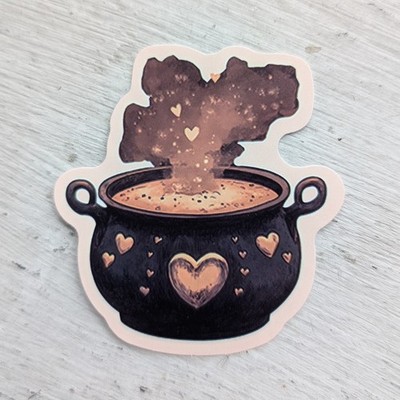 Haunted Doll Active Spirit Witch Owned Spell Cauldron Death Sticker 1 Pc