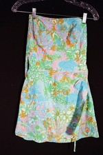 Vintage 1970's Peck  Peck Acetate Floral Swim Suit Size Medium Excellent Cond