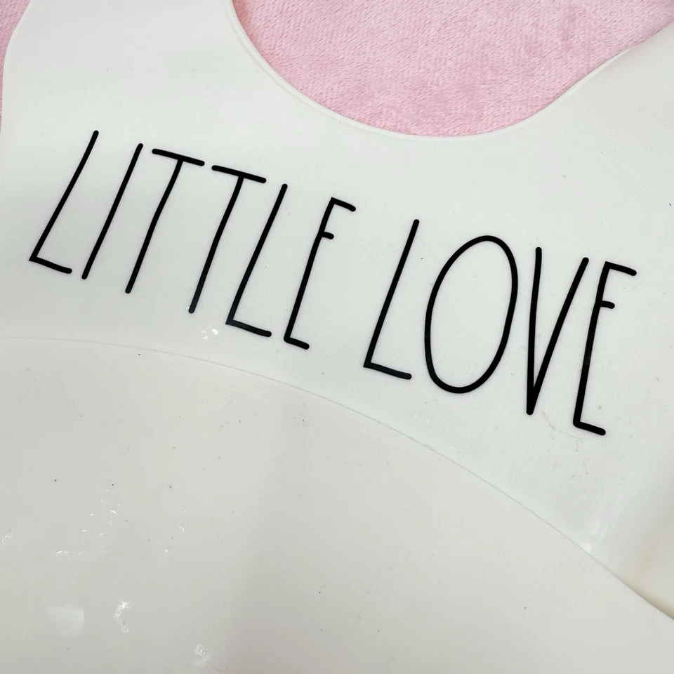 Lote de baberos enrollables de bolsillo de alimentación para bebés Rae Dunn 2 Little One Be Kind Foto 4 de 4