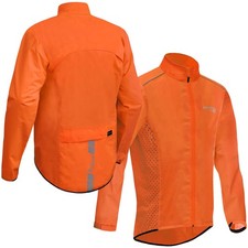Winter Hiviz Cycling Rain Jacket Thermal Rain Coat New with Light Stain marks