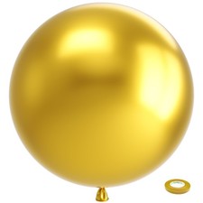 Metallic Gold Giant Balloons 36 Inch 8 Pack Jumbo Chrome Gold Balloons Large...