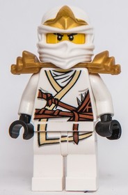 LEGO&reg; Ninjago Minifigure Ninja Zane ZX with Armor from Set 9449 9445 9440 - njo031