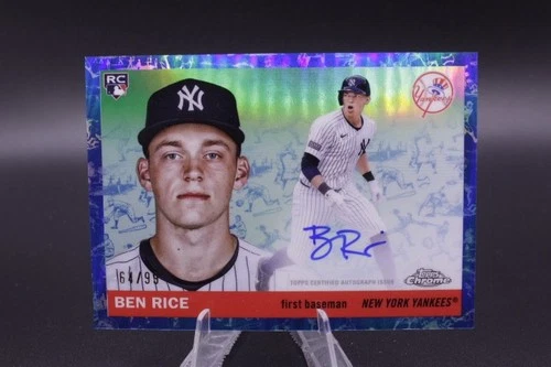 Ben Rice 2025 Topps Chrome Ben Rice #64 Blue