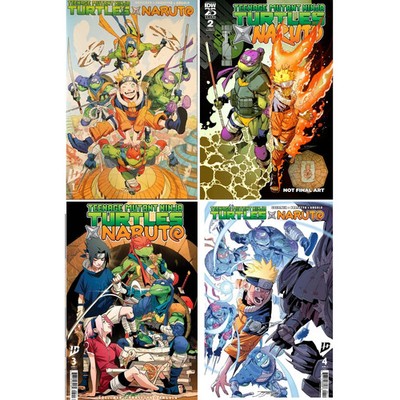 Teenage Mutant Ninja Turtles X Naruto: #1 2 3 4 [CVR A Set] 2024